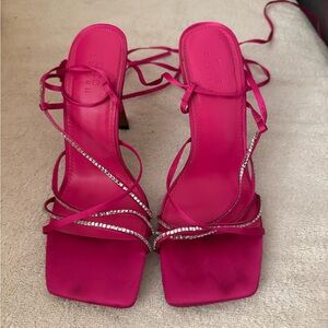 ASOS hot pink heels